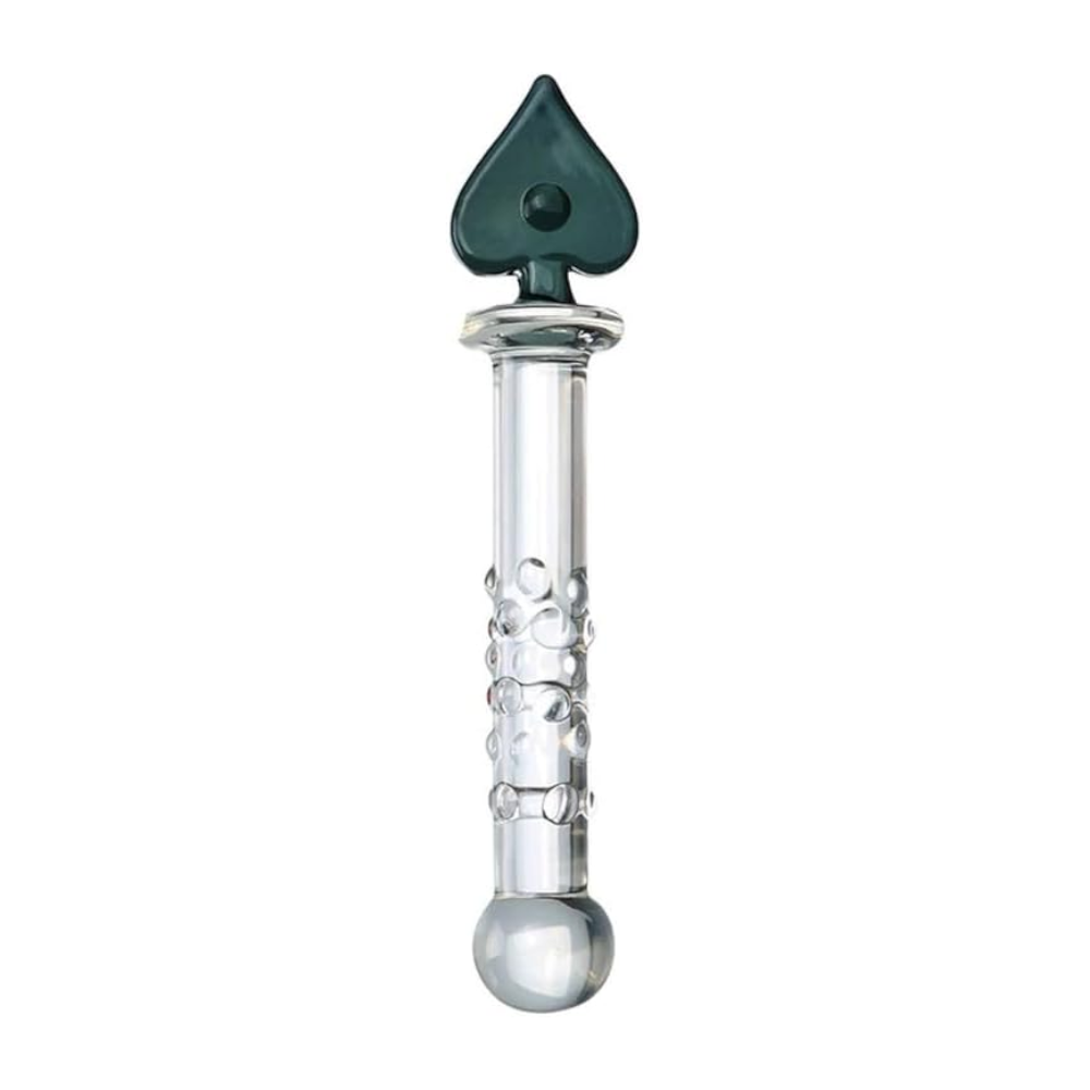 House Of Dasein Poker Crystal Glass Body Wand Massager Colorful Butt Plug Dildos Anal Sex Toys For Female Male Gay Masturbation Tool - Style A