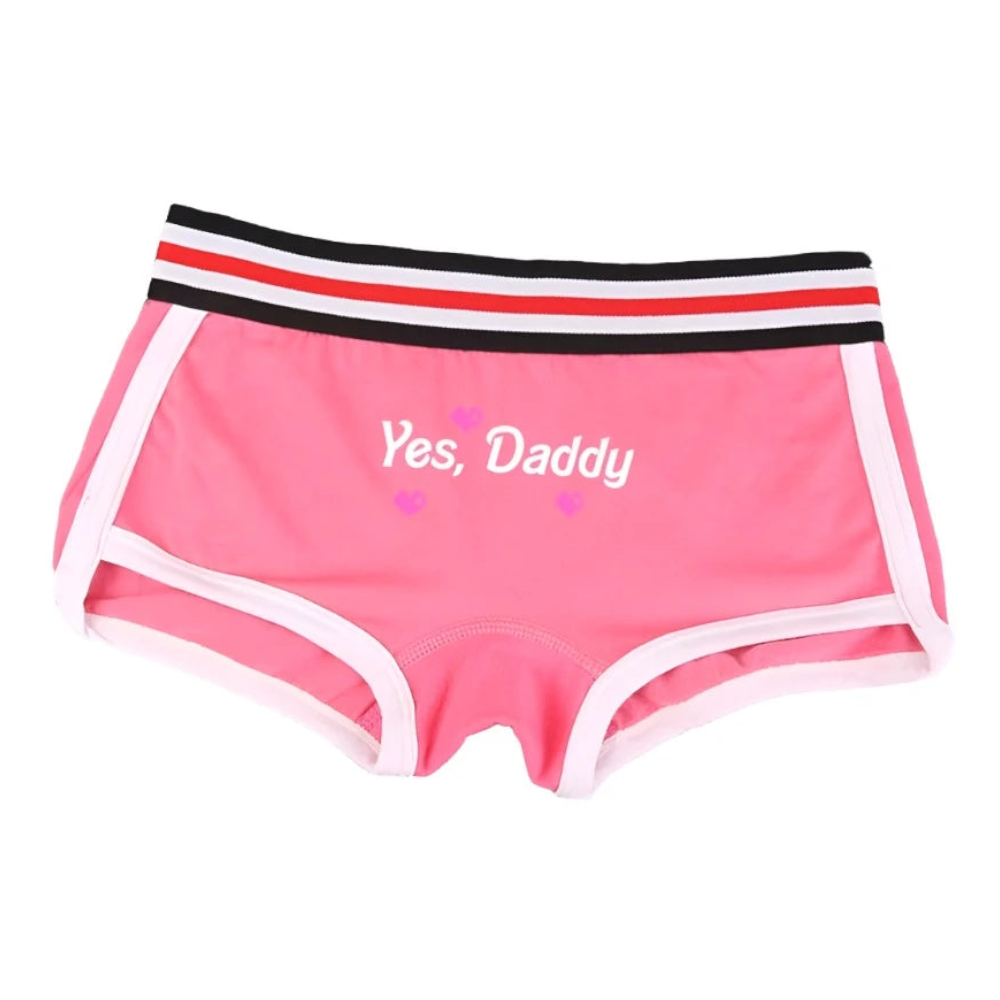 House Of Dasein Yes Daddy Cotton Underwear Boyshorts For Women Comfortable Shorts - Pink - Xxl