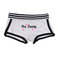 House Of Dasein Yes Daddy Cotton Underwear Boyshorts For Women Comfortable Shorts - Light Gray - Xxl