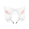 House Of Dasein Women Girls Cartoon Fox Ears Shaped Headband Plush Hair Hoop Cosplay Accessories - Style T1