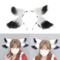 House Of Dasein Women Girls Cartoon Fox Ears Shaped Headband Plush Hair Hoop Cosplay Accessories - Style U