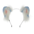 House Of Dasein Women Girls Cartoon Fox Ears Shaped Headband Plush Hair Hoop Cosplay Accessories - Style Q4