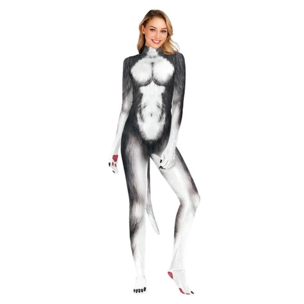 House Of Dasein Halloween Whole Cosplay Costumes Animal Catsuits 3D Printed Jumpsuits Unisex Bodysuit - S - Style 11