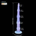House Of Dasein Pastel Purple Sea Jade Long Tentacle Silicone Dildo - Large