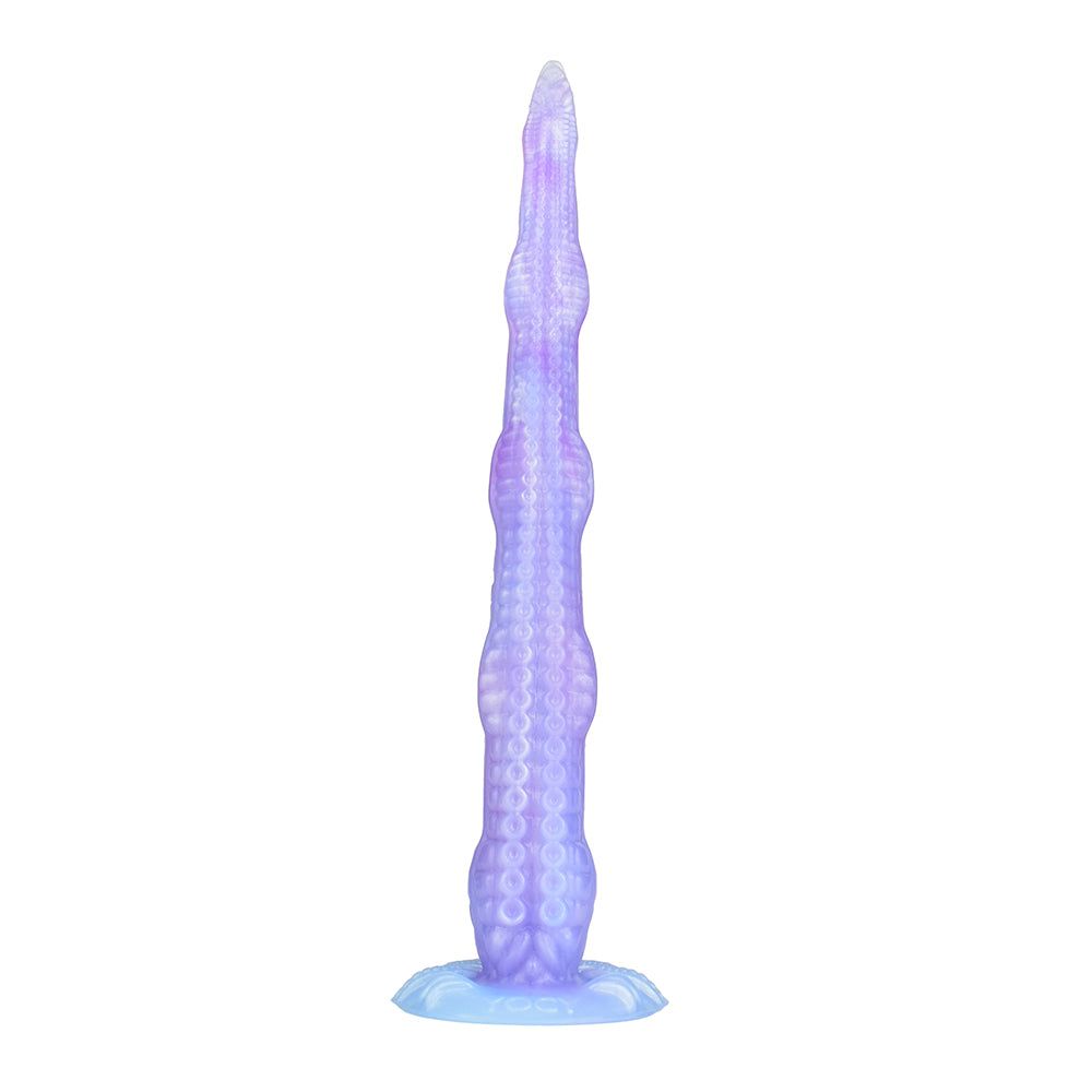 House Of Dasein Pastel Purple Sea Jade Long Tentacle Silicone Dildo - Medium