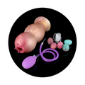 House Of Dasein Faak Fantasy Koi Pneumatic Ovipositor Anal Sex Toys Lay Eggs Dildos With Sucker Vaginal Balls Butt Plug Adult Games Masturbators - Pink