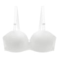 House Of Dasein Summer Smooth Anti-Slip Seamless Gathered Sexy Comfortable Daily Plus Size Single Bra - White - 90C