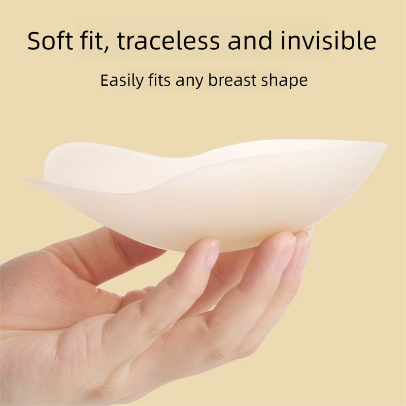Size M 3 Pairs Skin Color Reusable Silicone Breast Lift Nipple Covers Invisible Adhesive Bra Pasties For Seamless & Coverage