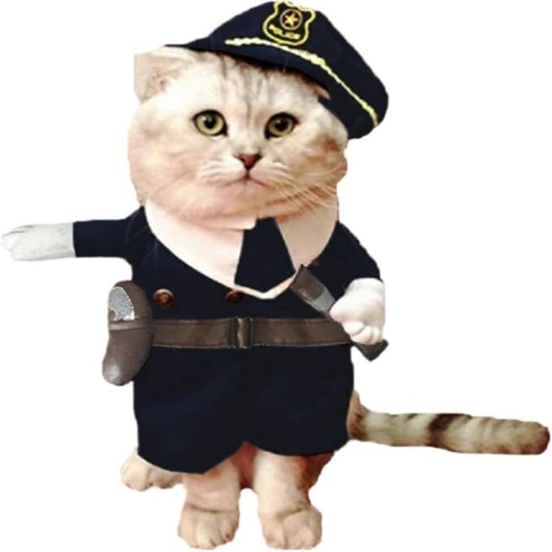 Pet Cosplay Outfit Funny Dog & Cat Costume For Parties And Holidays (Small)