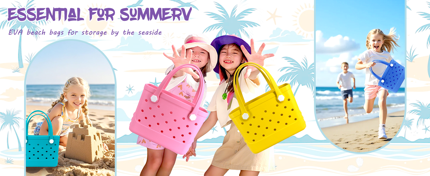 Waterproof Hexagon Mesh Beach Bag - Large Capacity Travel Storage Tote for Swimwear Towel Sunglasses - Rose Red Small 28x21x11cm