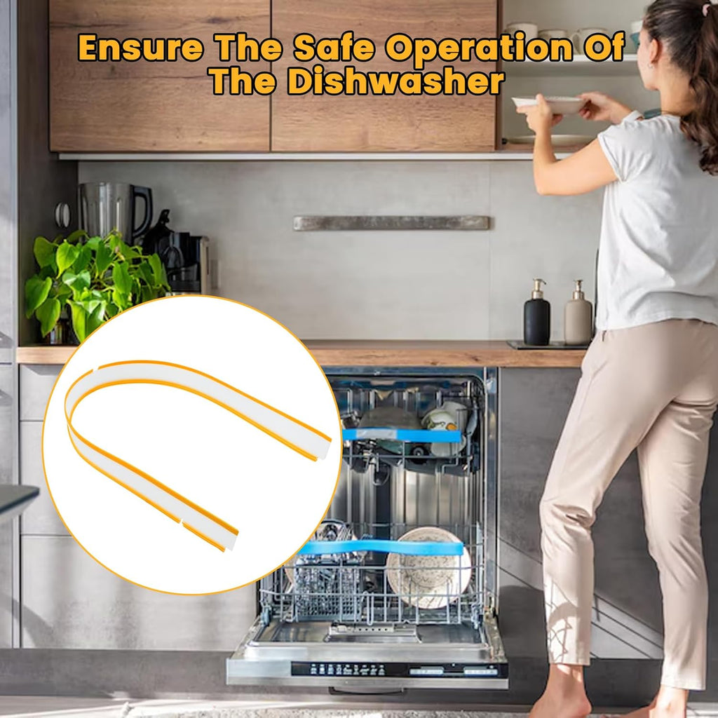 809006501 Dishwasher Bottom Door Gasket Replacement, Compatible for Fri-gidaire Ken-more E-lectrolux Cro-sley, Replaces 154576501 154297601 PS9495545 AP5809675 154297602 154588201