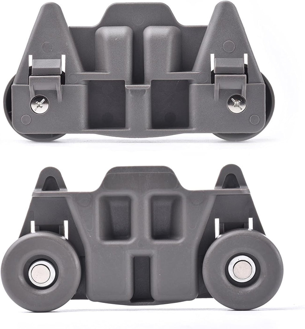 (4-pack) W10195416 NEW UPGRADED Replacement Part for Lower Dishwasher Wheel – Compatible with GE/Whirlpool/Kenmore - AP5983730, W10195416V, W10105417, PS11722152, W10195416VP