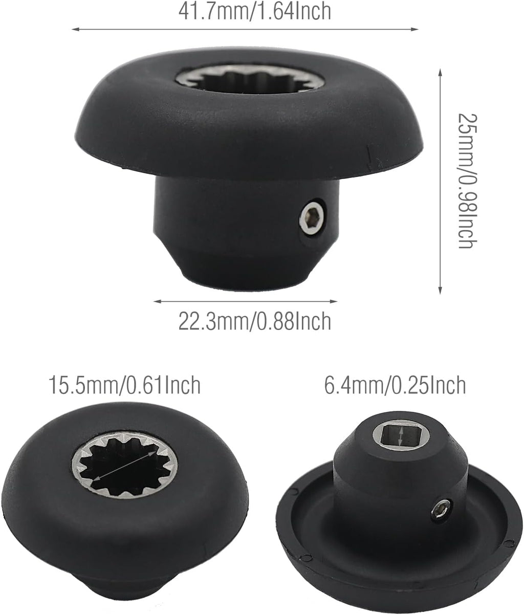 2 Pack Blender Drive Socket 891 802 15546 15547 with Allen Wrench, Compatible with Vitamix Blenders 5200 5006 5012 5057 5062 Series, Made for Most Vitamix Commercial Machines