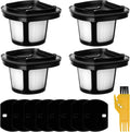 2390A 2284W Vacuum Filter Replacement for Bi-ssell Pet Hair Eraser Filter Hand Vac 2390, 2389, 2284W Compare to Parts # 1614212 1614203 1614204, 4-Pack