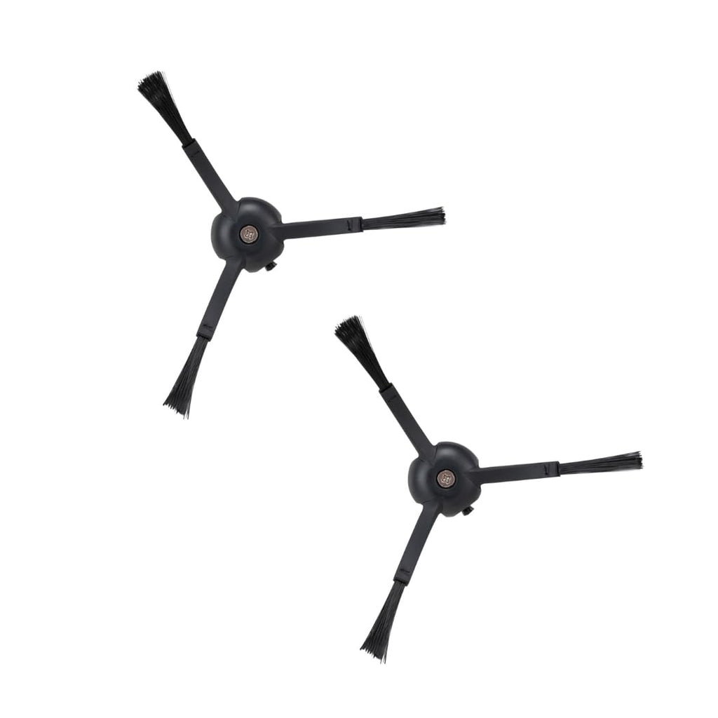 Side Brushes Replacement (2 Pieces) for S8 Pro Ultra, S7 Max Ultra, Qrevo,  Qrevo Slim, Series of S7 MaxV/S7/Q7Max/Q8 Max/S8/Q7/Q5/S6/S5/S4/E5/E4/E3/E2 Robot Vacuum Cleaner, Black