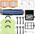 Replacement Parts Compatible with Shark AV2610WA AV2630WA RV2610WA AV2620WA Matrix Plus 2- in-1 Robot Vacuum Cleaner,1 Main Brush,2 Filters,3 Mop Pads,6 Side Brushes,1 Pre Filter,1 Filter