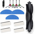 Replacement Parts Compatible with Tikom G8000 MAX Tikom L8000 Pro (2025 Year Versions) Robot Vacuum Cleaner Spare Parts Accessories, 1 Main Roller Brush, 4 Side Brushes, 4 Hepa Filters, 3 Mop Pads