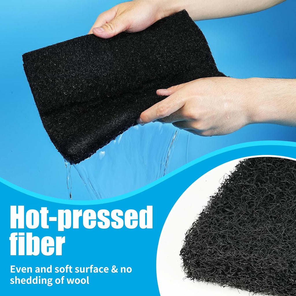 Aquarium Activated Carbon Filter Media Pad for Fish Tank Pond Canister Filter (10.5" x 18")