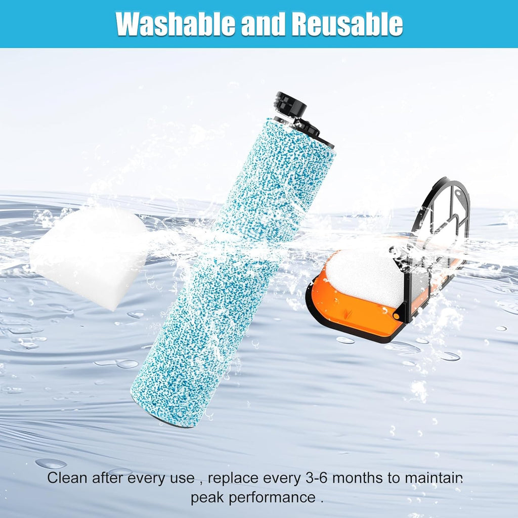 WD161 Brush Roller and Filter for Shark HydroVac Vacuum Cleaner compatible with Shark WD161 WD261 AW261 and WD101 WD201 WD100 WD200 AW201 WD200C WD201C WD101C WDB1, WDB2, WDFF1, WDFF2, WDB1F2 Vacuums