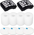 Vacuum Filters Replacement for Shark Rotator Professional Lift-Away NV500 NV501 NV502 NV503 NV505 NV510 NV520 NV552 ZU780 ZU782 ZU785 UV560, 2 Post Filters +4 Foam&Felt Filters, Part # XFF500 & XHF500