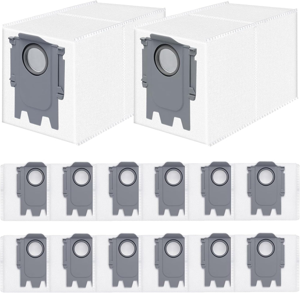 14 Pack Dust Bags Replacement for  QV 35A/Qrevo S5V/QV35S/Saros 10/10R/Z70/Qrevo/Q Revo/S/Qrevo Pro/Plus/MaxV/Master/Curv/Edge/S5X/Qrevo Edge S5A/S8 MaxV/S8 Max Ultra Robot Vacuum Cleaner
