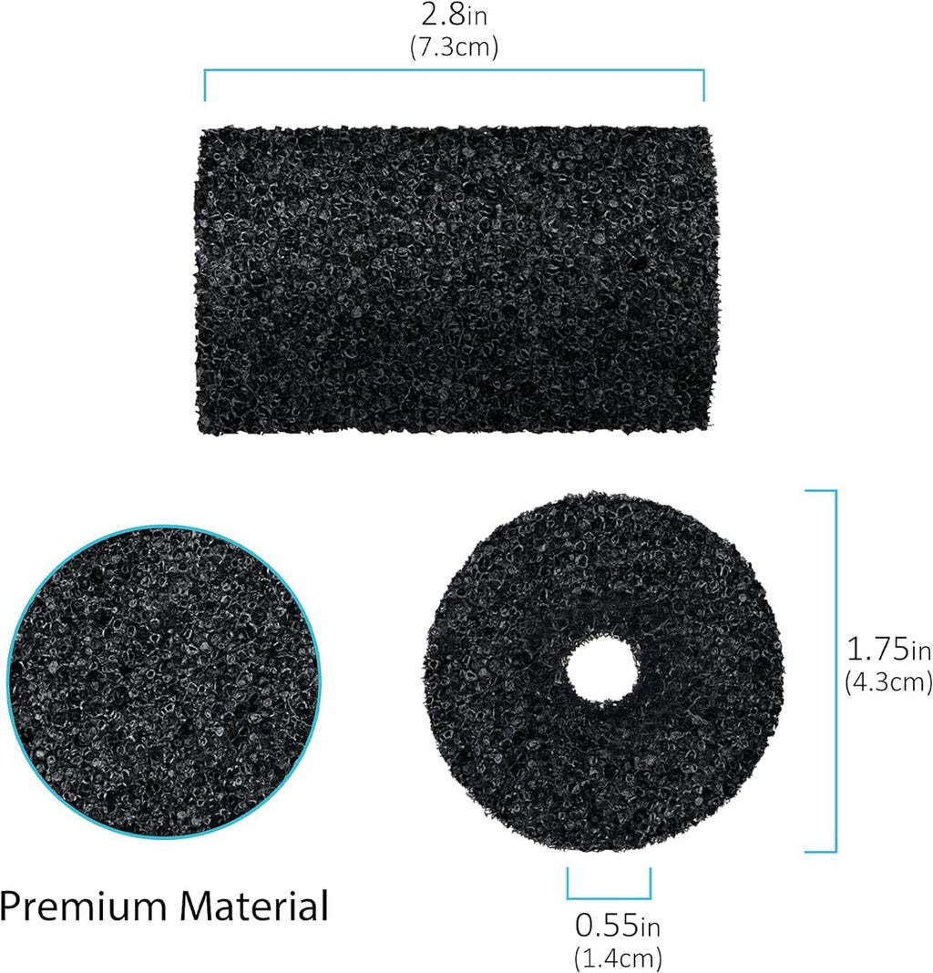for Polaris Pool Cleaner Parts, 12 Pack Sweep Hose Tail Scrubbers Replacement for Sweep Pool Cleaner Fits Polaris 180 280 360 380 480 3900