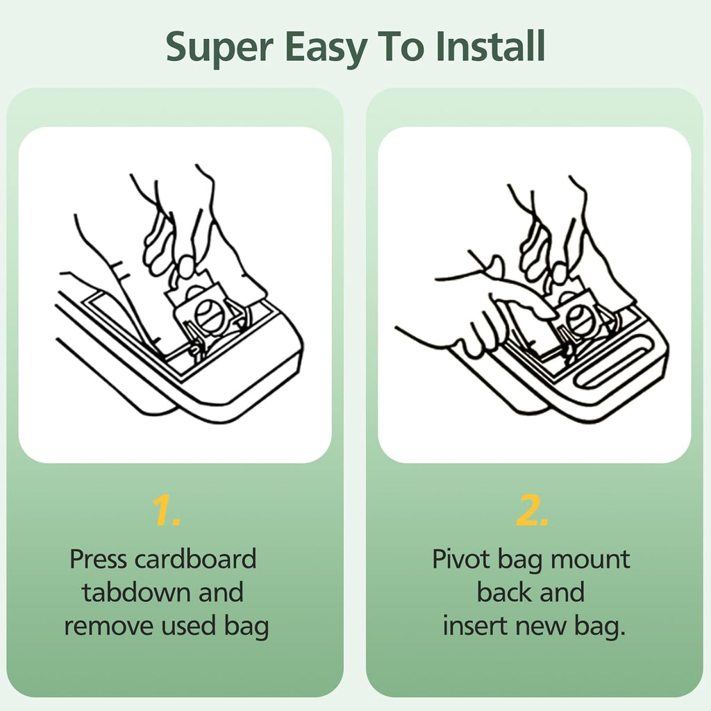 15 Pack Canister Vacuum Cleaner Bags Compatible with Kenmore Canister Type C/Q 5055, 50555, 50557, 50558 and Type C-5, C-18, 53292, 200 Series, 400 Series, 600 Series, 700 Series, 800 Series Vacuum
