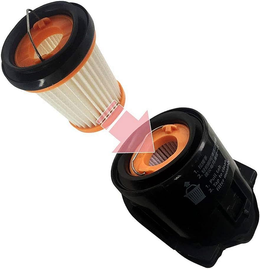 4 Pack Replacement Fabric Filter Compatible with Shark ION W1 Cordless Handheld WV200 WV201 WV205 WV220 Vacuums,Compare to Part # XHFWV200