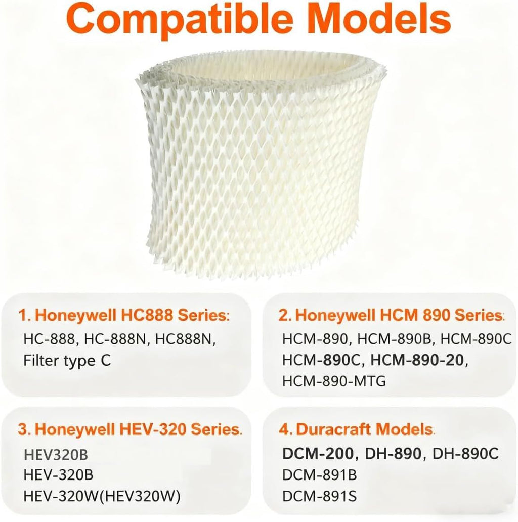 Humidiier ilter C Compatible with Honeywell HC-888N, HC-888, Wicking ilters Replacement Pack o 2