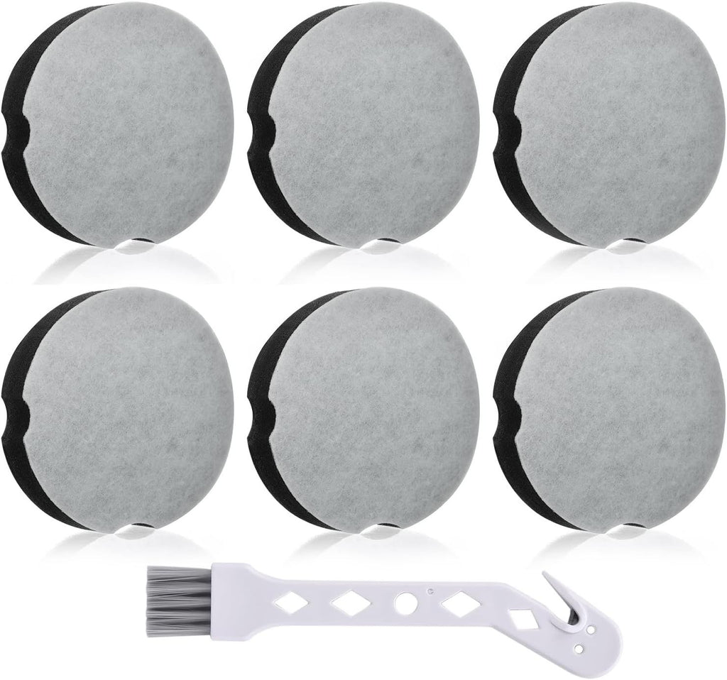 6 Pack ilter Replacement or Bissell Cleanview Compact Turbo 3508 3437 Powerorce Compact Lightweight Upright 2112 1520 or Bissel Turbo Bagless 2690 Vacuum, Parts #1604896/160-4896