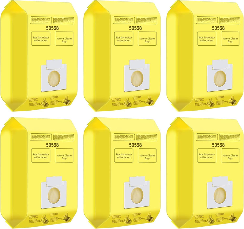 6 Pack Vacuum Cleaner Bags it or Kenmore Canister Type C/Q 5055 50555 50557 50558 and Pana·sonic Type C-5 C-18, 200 Series, 400 Series, 600 Series, 700 Series, 800 Series Vacuum By