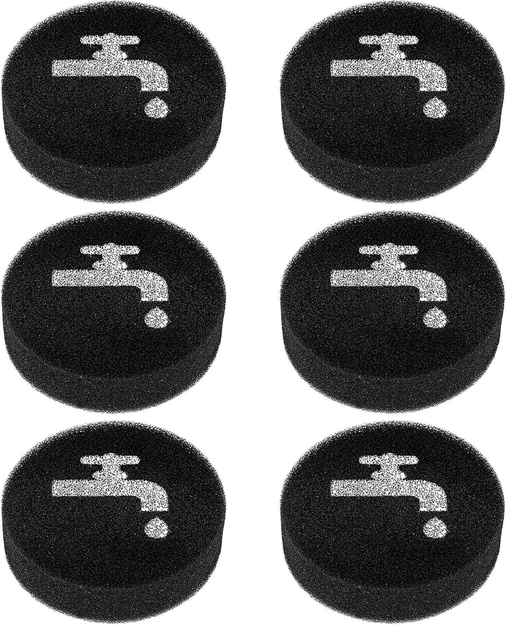 Sponge ilter Replacement Compatible with BLACK+DECKER POWERSERIES+ 16V / 20V Cordless Stick Vacuum Models BHEA420J, BHEA520J, BHEA18D1, Replace Part BHEA1, 6 Pack
