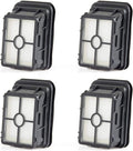 4 Pack 1866 Replacement ilters Compatible with Bissell Crosswave 1785 3888A 2551 & Crosswave Pet Pro 2306 & 2554 2596 CrossWave Cordless Max & Crosswave HydroSteam 35151 3518 Wet Dry Vacuum Cleaner