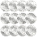 12 Pack Replacement Steam Mop Pads or Shark S8201 S7001 S8001 S7201 S7000AMZ S7000 S7005 S7020 S7001C Steam Mop, Steam & Scrub All-in-One Scrubbing and Sanitizing, Dirt Grip Scrub Washable Pad