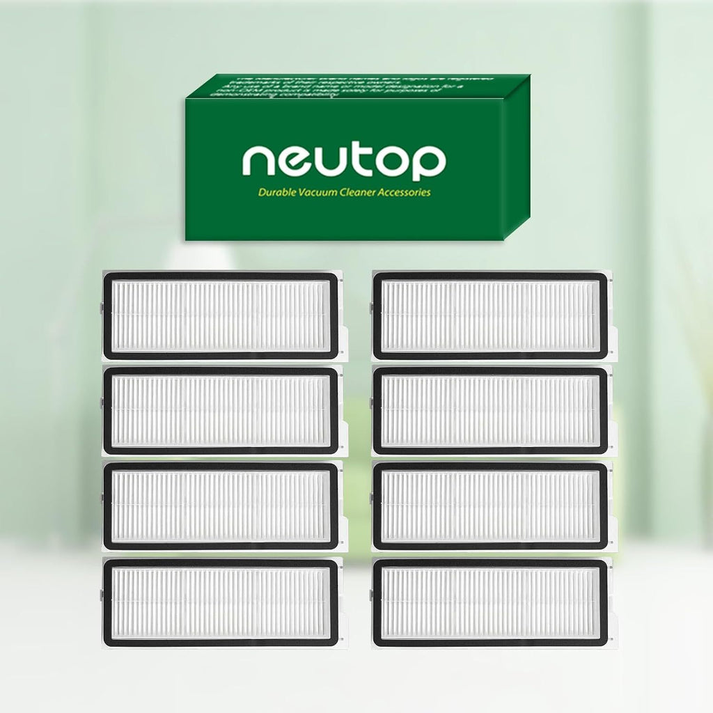 Replacement ilters Compatible with  Qrevo S, Qrevo Plus, Qrevo Pro, Qrevo S5V, QV 35A, QV 35S, Qrevo Edge, Qrevo Edge S5A, Qrevo Curv, Qrevo Curv S5X, Robot Vacuums, 8-pack