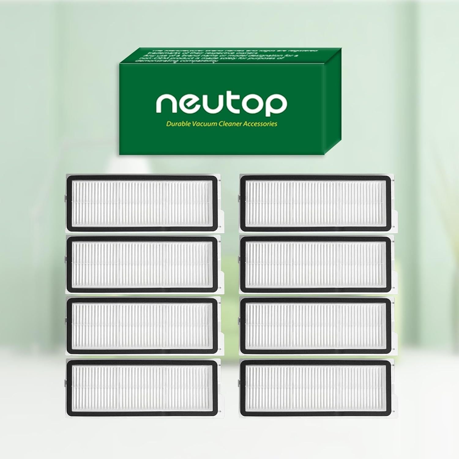 Replacement ilters Compatible with  Qrevo S, Qrevo Plus, Qrevo Pro, Qrevo S5V, QV 35A, QV 35S, Qrevo Edge, Qrevo Edge S5A, Qrevo Curv, Qrevo Curv S5X, Robot Vacuums, 8-pack