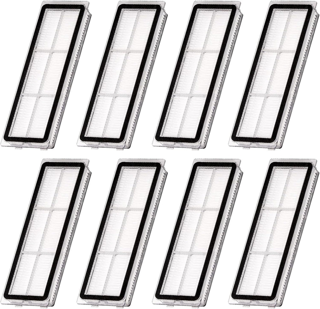 Replacement ilters Compatible with Dreametech L10s Ultra, L10s Plus, L10s Pro, D10 Plus Gen 2, D10 Plus, D20 Plus, D20 Pro Plus, Z10 Pro, S10, B101CN, 1C, W10, Robot Vacuums, 8-pack.