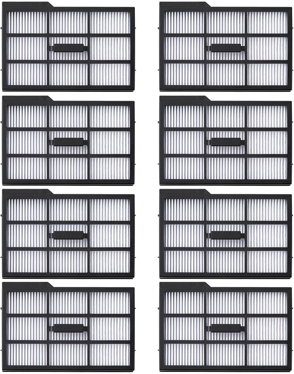 Replacement HEPA ilters Compatible with euy E28 E25 (New Version) Robot Vacuums Parts High-Eiency ilter Accessories, 8-Pack
