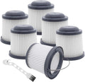 6 Pack PV110 Replacement Handheld Vacuum ilters: Compatible with Black and Decker Cordless Pivot Vac BDH2000PL BDH2020L PHV1410 PHV1810 PHV1210 BDH1620LH Handheld Vacuum, Part # 90552393
