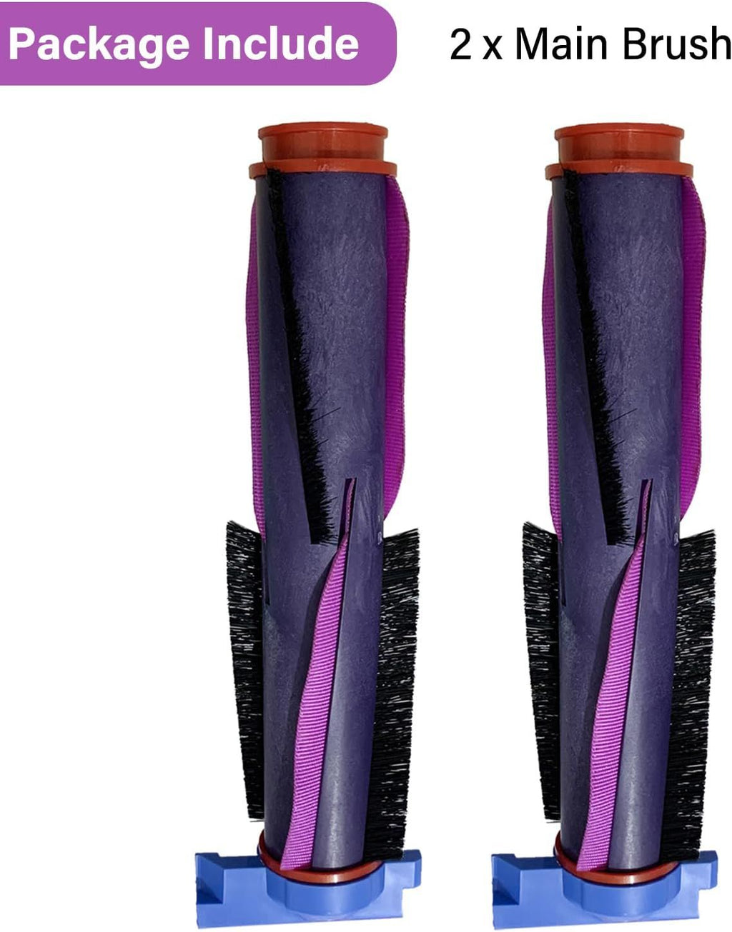 Main Roller Brush or Shark RV2820ZE RV2820YE RV2820AE AV2820AE AV2820S AV2800ZE RV2800S RV2800YE AV2810AE AV2810ZE RV2810YS UR2850YS UR2860YS Robotic Vacuum Cleaner Replacement Accessories Parts