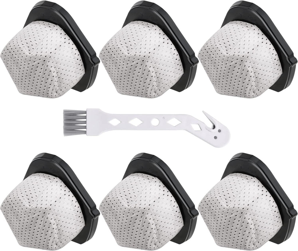6 Pack Dust Cup ilters Replacement or Shark Cordless Handheld Vacuum SV780 SV75Z SV728N SV726N, Replacement Part# X769, XSB726N