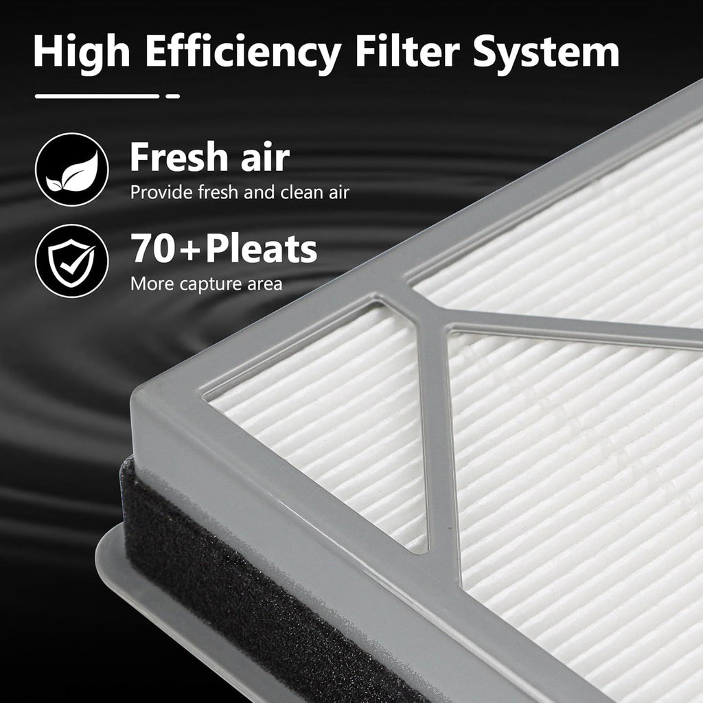HE400 HE401 ilter Replacement or Shark Air Puriier 4 an, Compatible with Shark HE400 HE401 HE402 HE405 Air Models, Main ilter, Replace Part # HE4KPET By