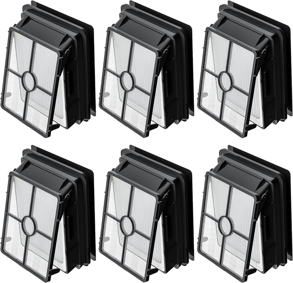 6 Pack 1866 ilters Compatible with Bissell Crosswave 3888A 1785 2210 2211 2304 2306 2551 2554 2590 2593 2596 CrossWave Cordless Max All in One Wet-Dry Vacuum Cleaner, Compare to Part # 1608684
