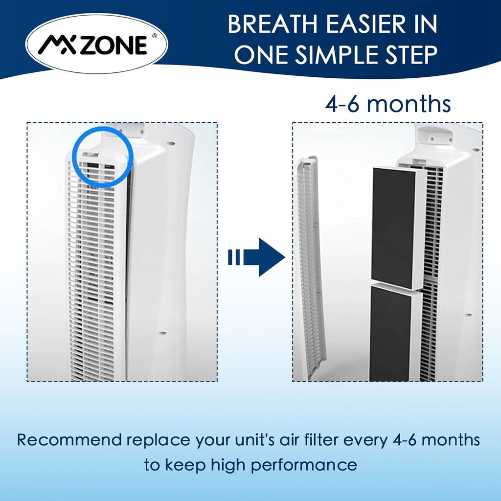 True HEPA ilter Replacement Compatible with ebreze R102B and Honeywell ilter U, HHT270, HHT290 Series Air Puriier