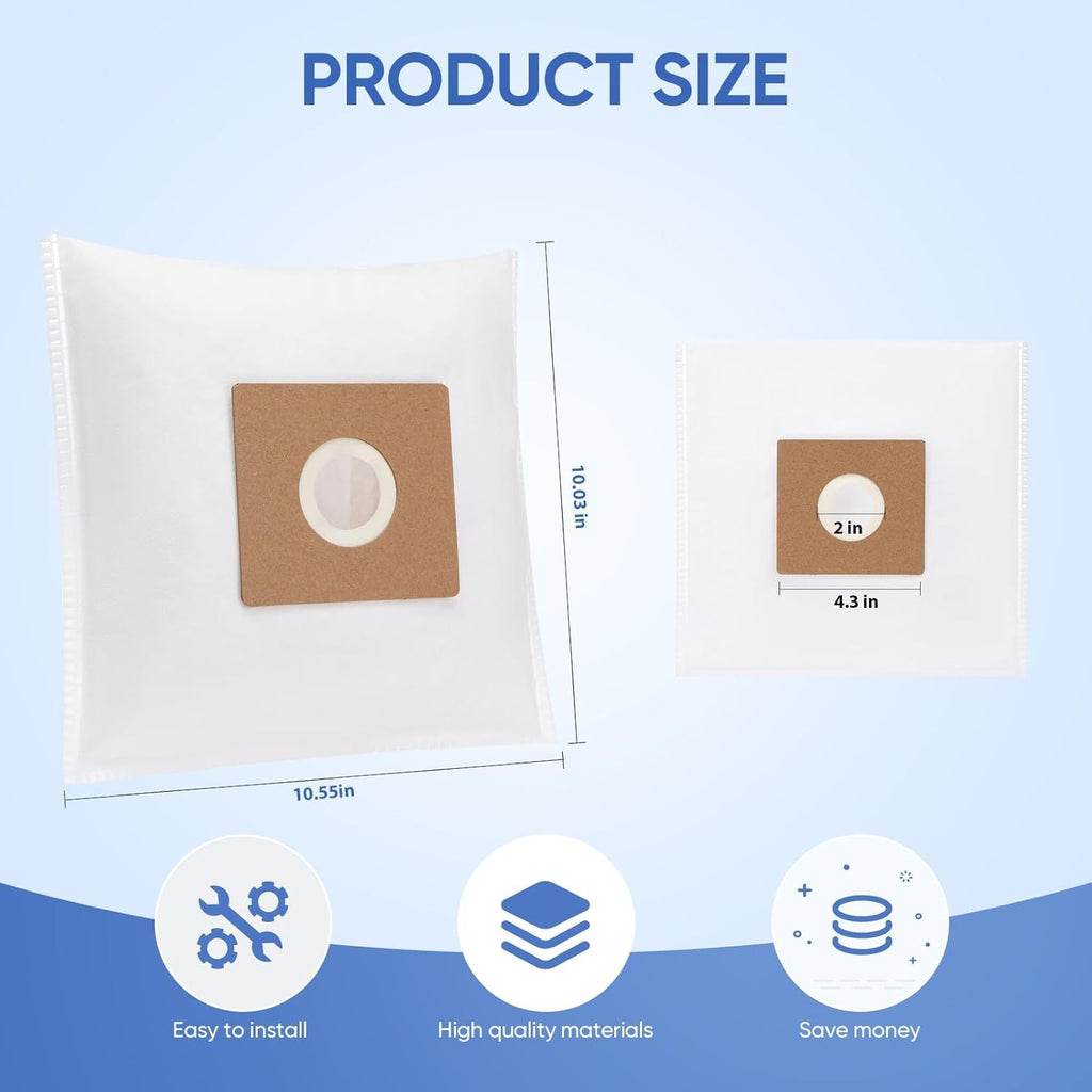 20 Pack NEN170 vacuum bags or Eureka vacuum cleaner,Specialized Compatible with NEN170 bagged canister vacuum cleaner