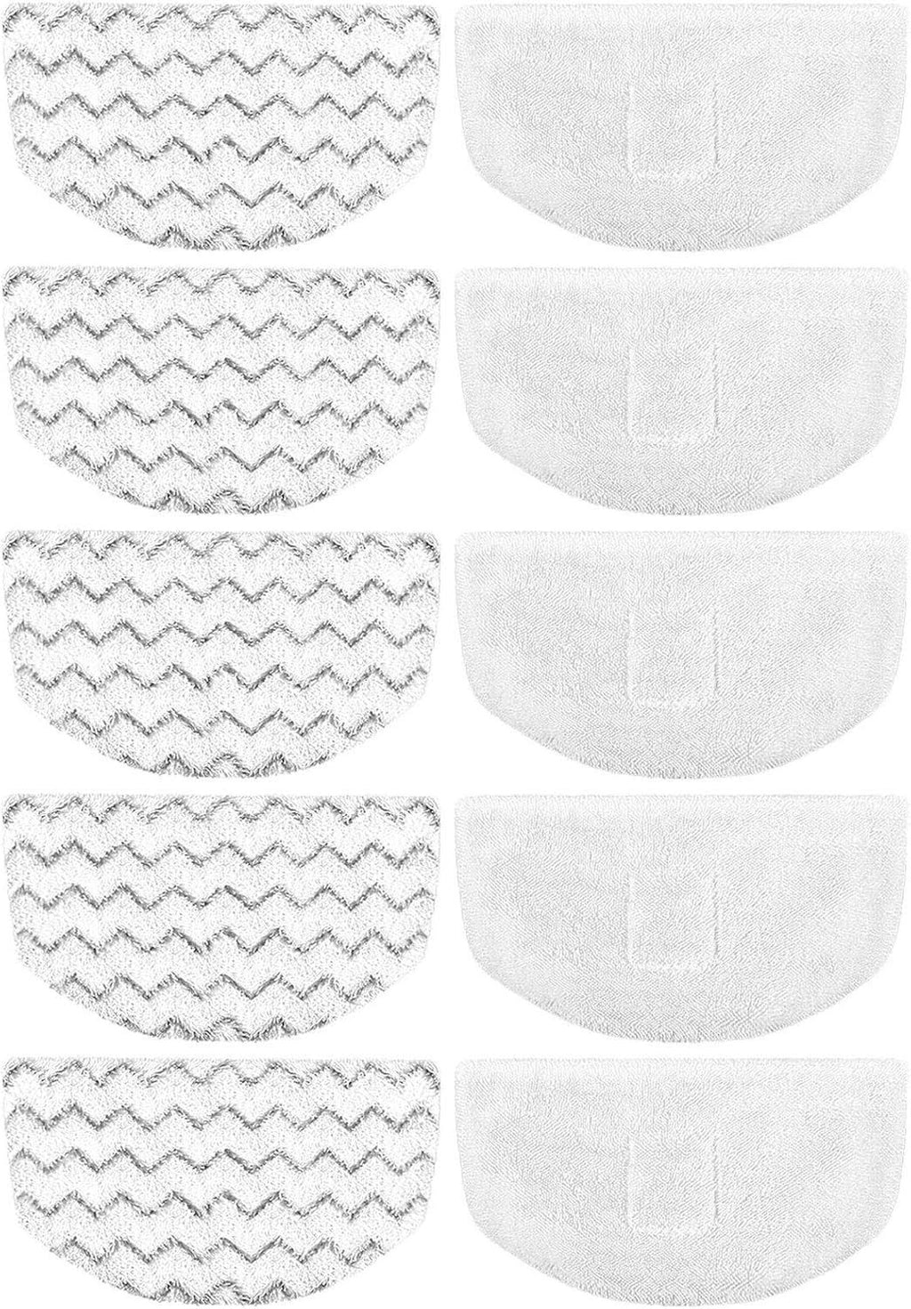 10 Pack Steam Mop Replacement Pads or Bissell Powerresh Steam Mop 1940 1806 1544 2075 2685A 2181 2814 Series, Model 19402 19404 19408 19409 1940A 1940 1940Q 1940T 1940W B0006 B0017 2075A