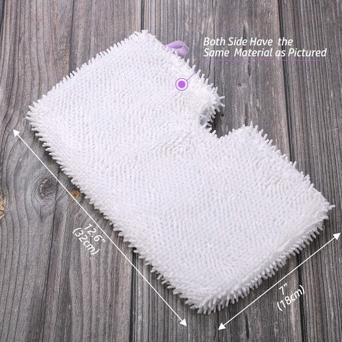 2 Pack + 2 Pack Replacement Microiber Mop Pad or Shark Steam Pocket Mops S3500 Series S3501 S3601 S3550 S3901 S3801 SE450 S3801CO S3601D (2 Sot mop pad+2 scrubby mop pad)