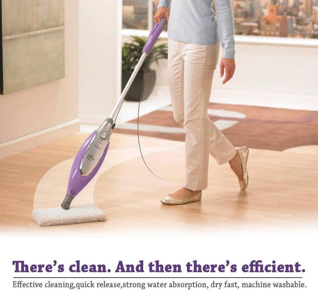 2 Pack + 2 Pack Replacement Microiber Mop Pad or Shark Steam Pocket Mops S3500 Series S3501 S3601 S3550 S3901 S3801 SE450 S3801CO S3601D (2 Sot mop pad+2 scrubby mop pad)