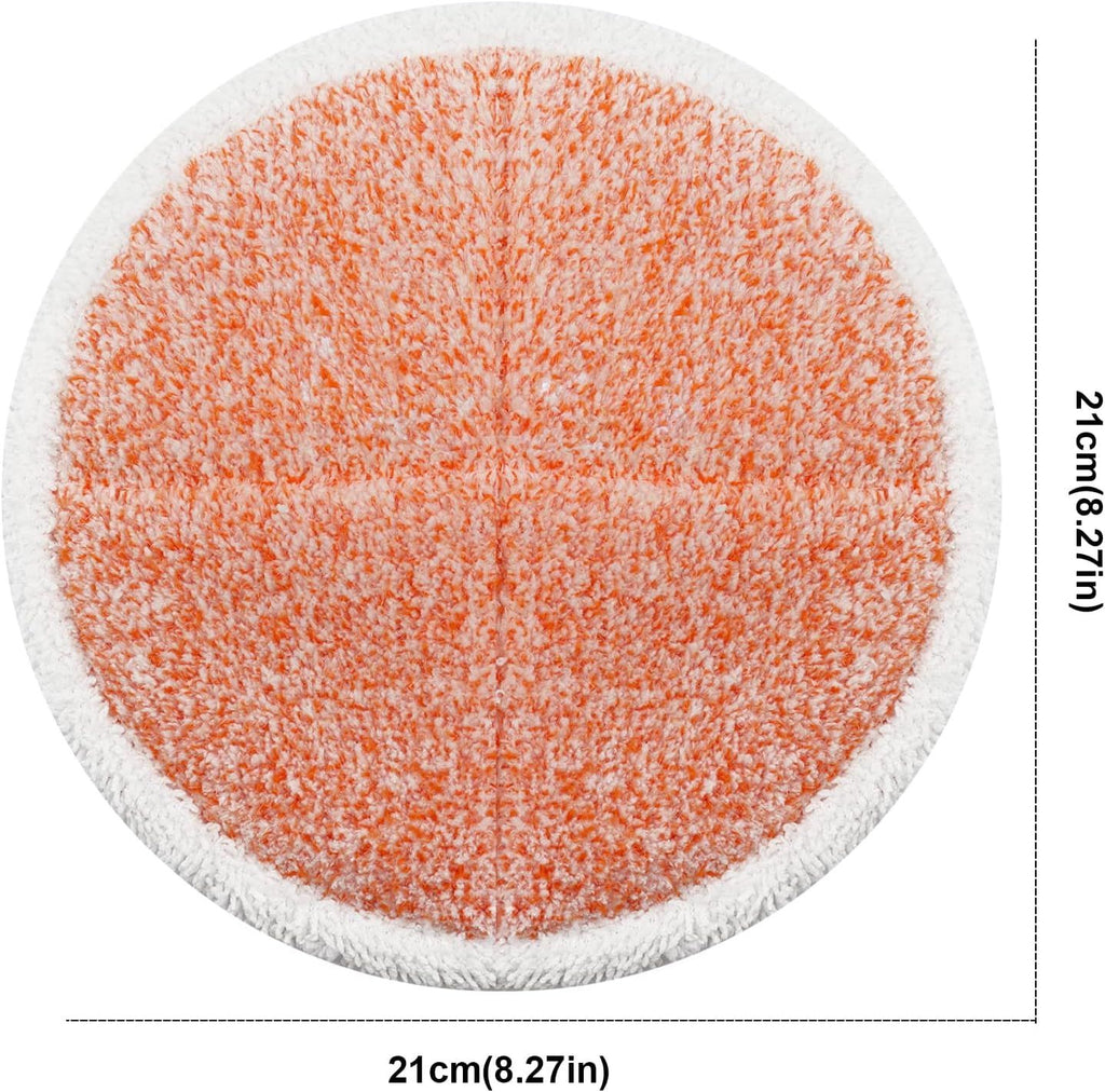 Spinwave Mop Pads Replacement Set Compatible with Bissell Spinwave 2039A 2124: 4 Heavy Scrub Pads, 2 Sot Pads, 2 Scrubby Pads by  (8Pack)