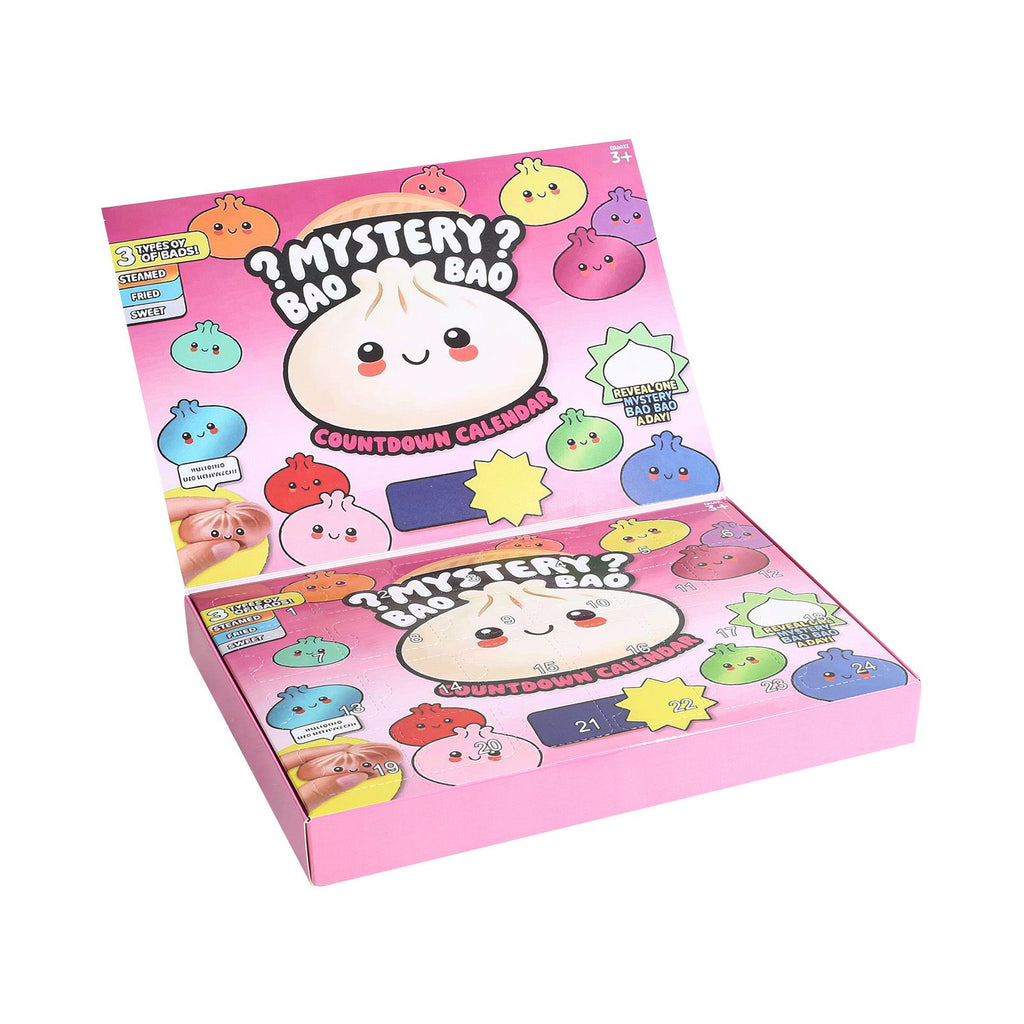 Fidget Squishy Stress Relief Toy 24-Pack - Mystery Dumpling Squishy Calendar Blind Box - Adult Decompression Squeeze Toy - Baozi 24pcs